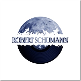 Robert Schumann blue moon vinyl Posters and Art